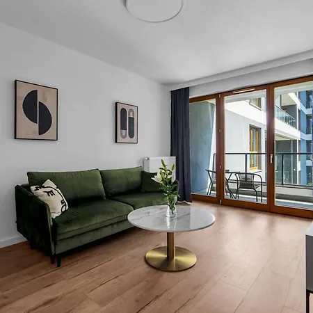 Apartment Kasprzaka 29a Business N2 - Parking, Balcony, Targi Expo - By Rentujemy Warschau